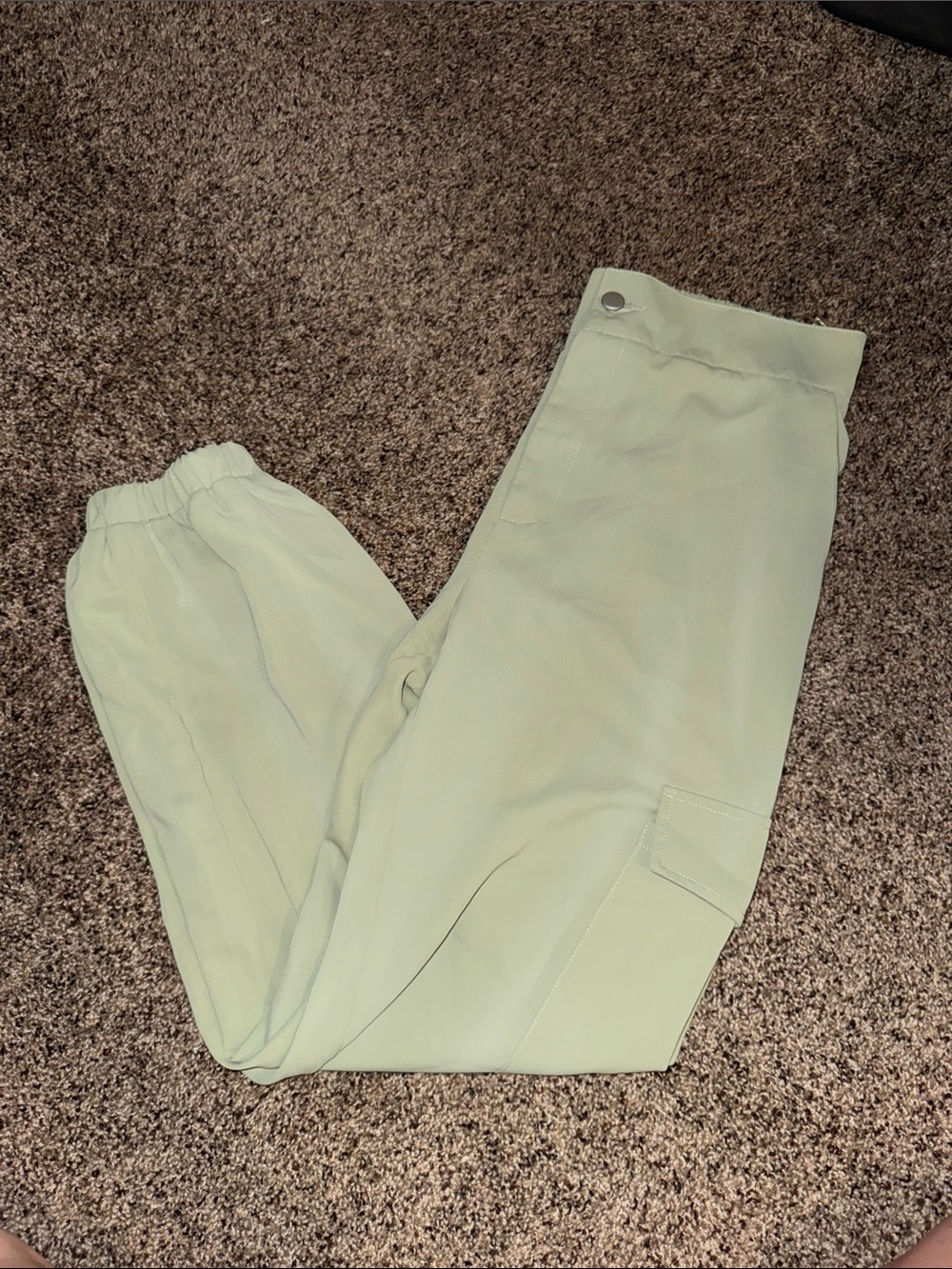 entro Light Sage Green Trouser Joggers
